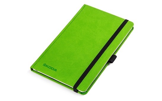 Skoda Notesbog A5 Grøn